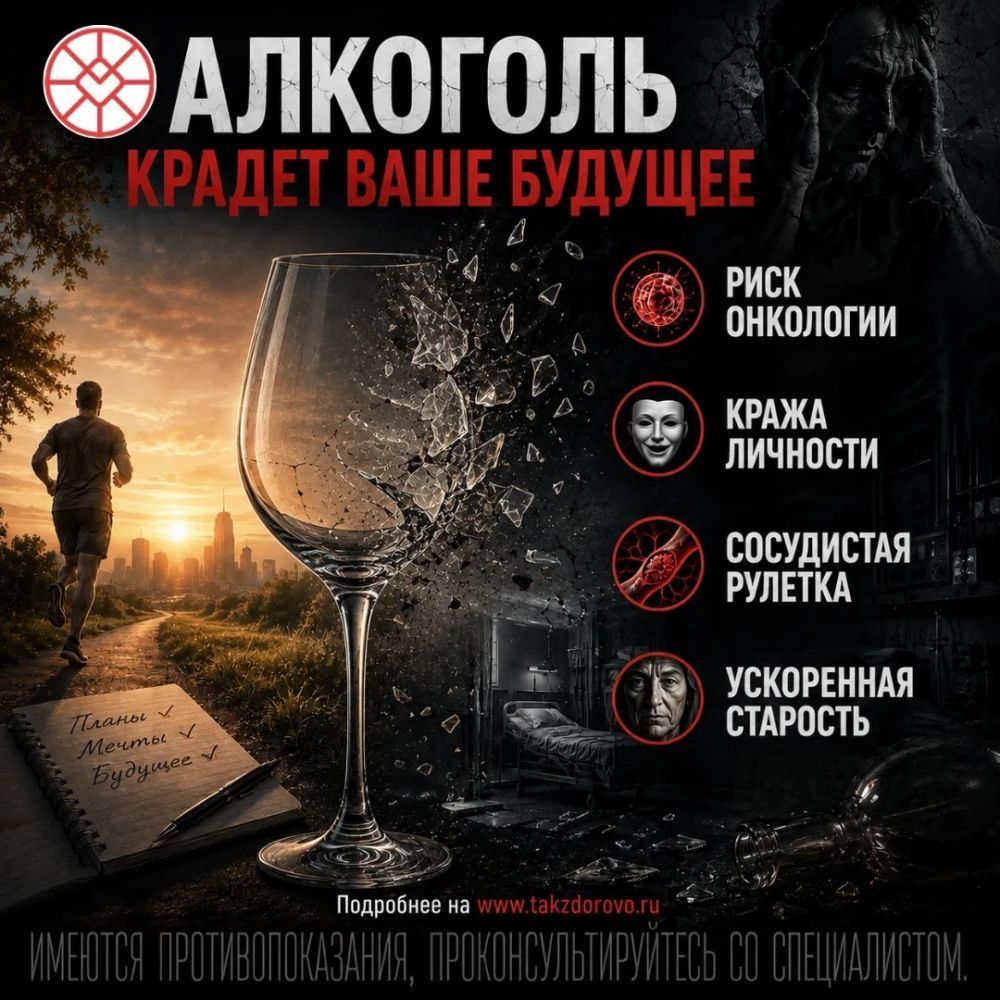 Алкоголь крадет ваше будущее
